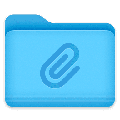 folder with sign